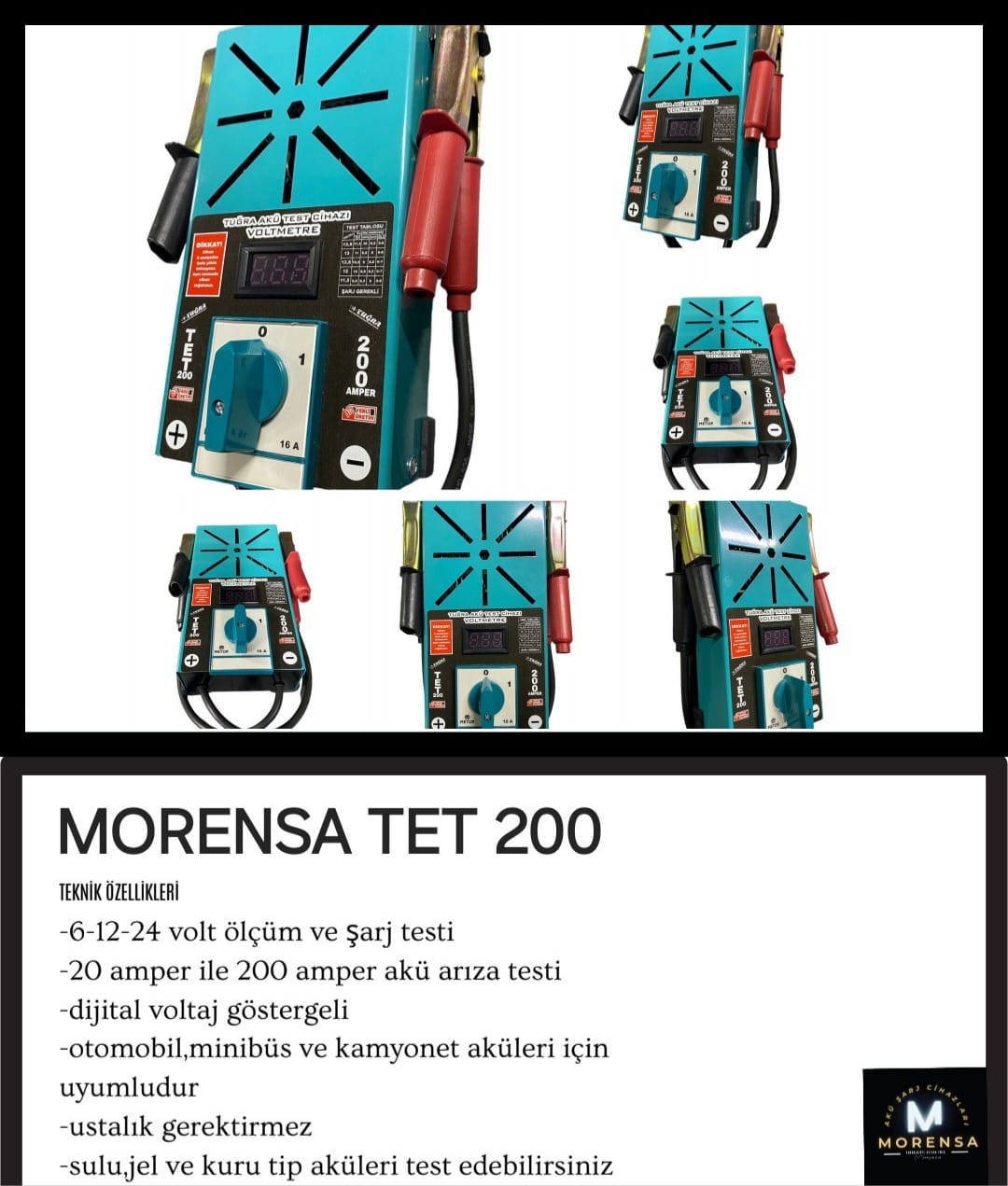 200 AMPER AKÜ TEST CİHAZI